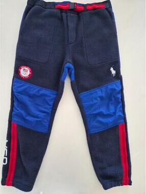 Polo Ralph Lauren 2022 USA Olympic Team Fleece Jogger Pants Navy Mens Large L